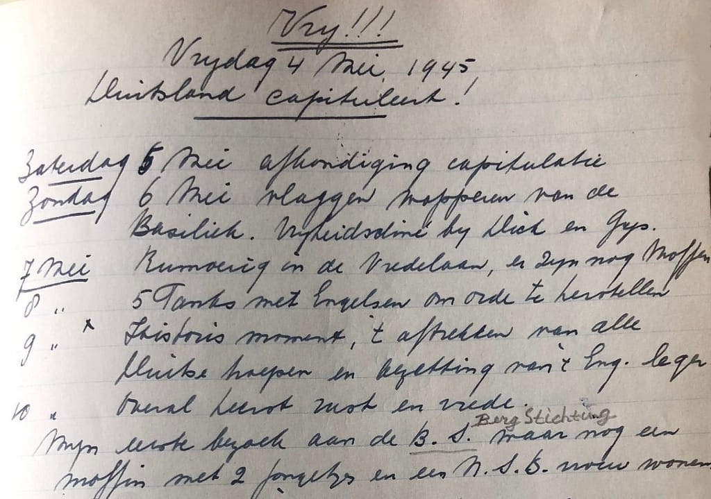 Een bladzijde uit het huishoudboek. Beeld: Historische Kring Laren