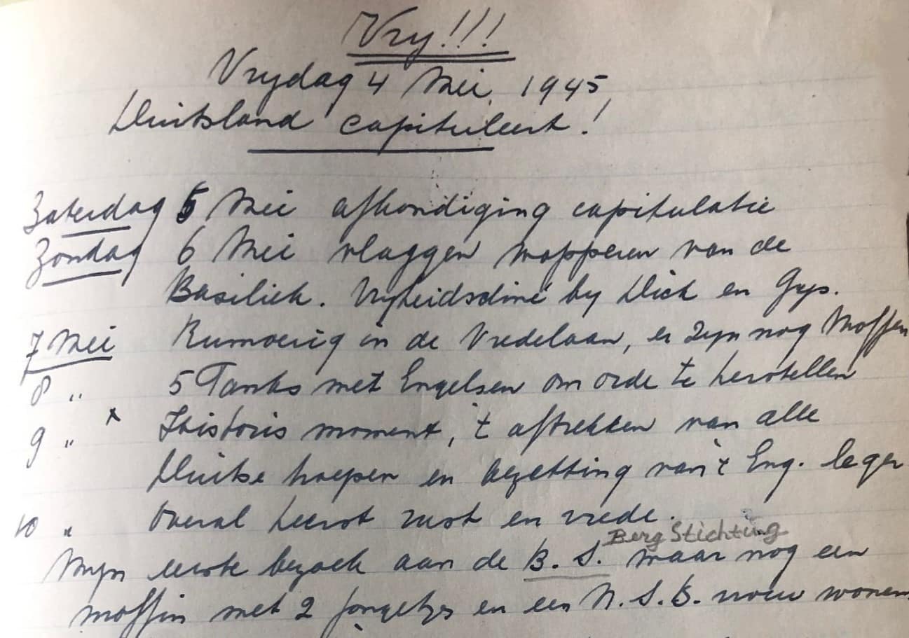 Een bladzijde uit het huishoudboek. Beeld: Historische Kring Laren