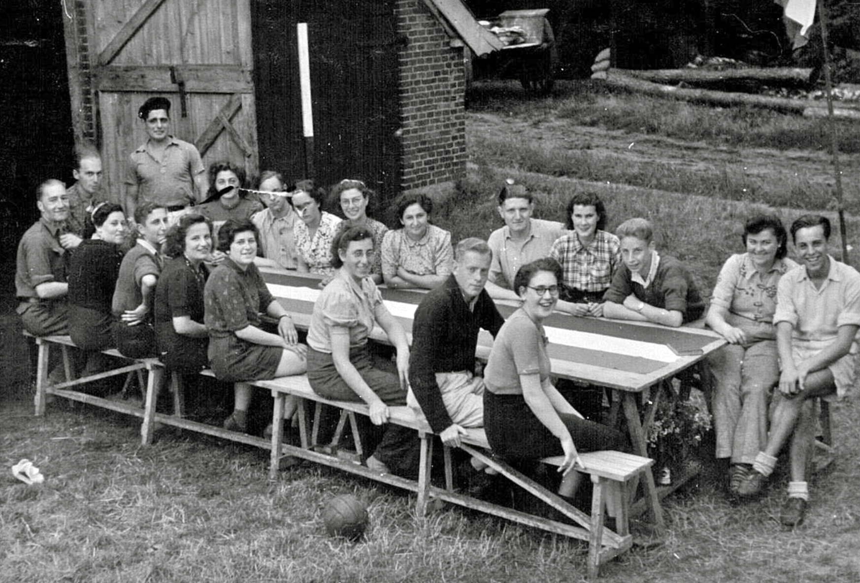 Zomerkamp in Buurse, 1945