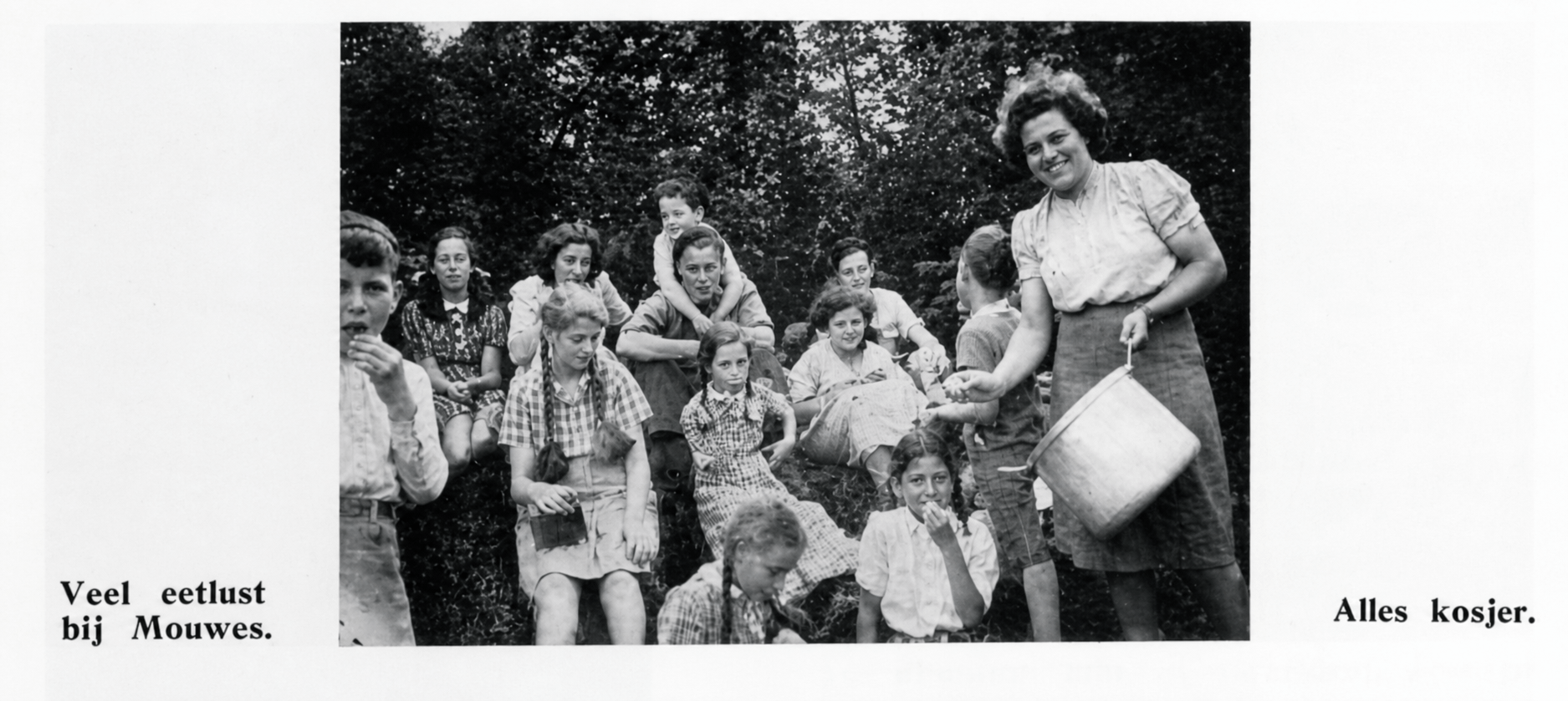 Rachel met pan. Hasjalsjelet-kamp in Apeldoorn, Hasjalsjelet, jrg. 3, nr. 7-8, 1949