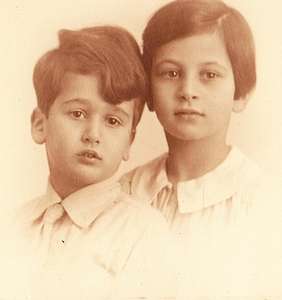 Rob en zus Carla, 1931