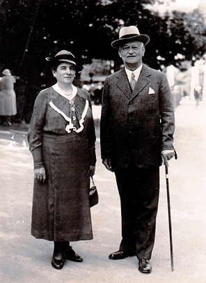 Otto N. en Bertha in Marienbad, 1930-35