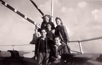 Pinchas aan boord van de “Providance”