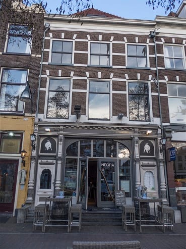 Melkmarkt 18a in Zwolle, waar Riek met haar ouders woonde tot hun vertrek naar Israël