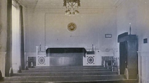 De synagoge in de Berg-Stichting. Beeld: Historische Kring Laren