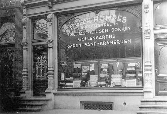 Textielhandel Gebr. Hompes, Melkmarkt 18a in Zwolle