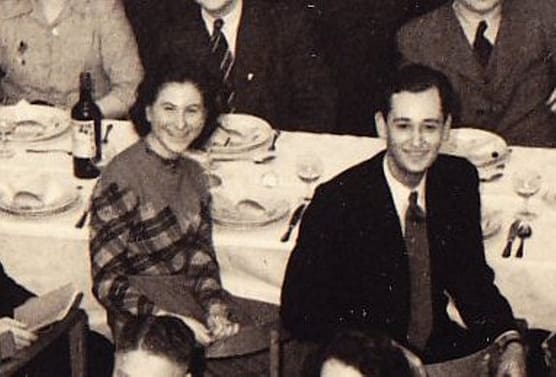 NZSO lustrum: Eva Blumenthal en Rob Heiden Heimer, 1948