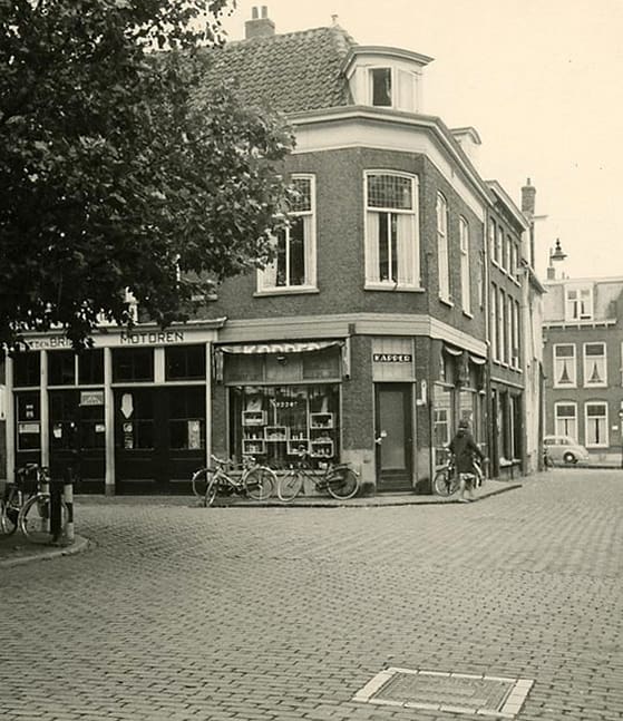 Kapperszaak W.A. van Geenen, Delft, 1960. Beeld: Stadsarchief Delft / Wouter Stolk