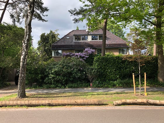 Het huis aan Hoog Kanje 3. Beeld: Joodse onderduikers in Zeist