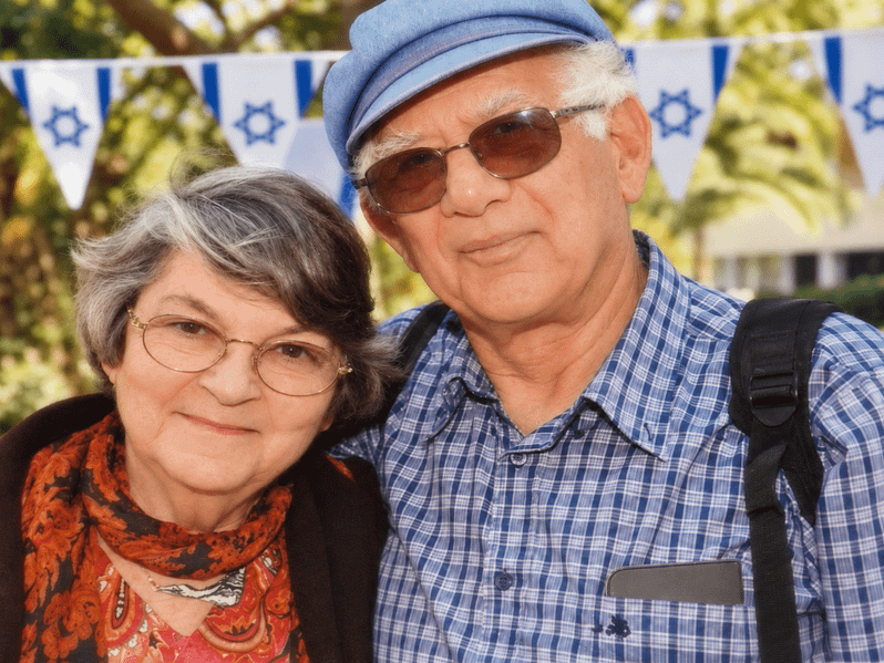 Shlomo met zijn vrouw Catharina