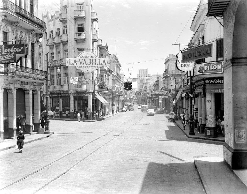 Plaza del Vapor Calles-Galiano y Zanja, Havana, Cuba, 1948